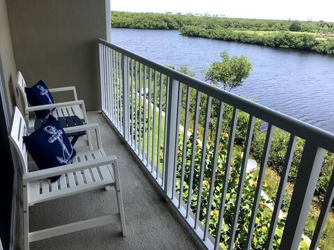 Waterfront Townhome w/ Heated Pool & Balconies