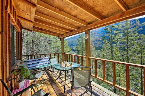 Private 'Yaak River Hideaway' w/ Deck & Mtn Views!