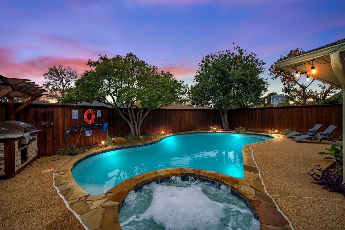 Best of Richardson | 5BD/3BA with Pool, Patio, BBQ