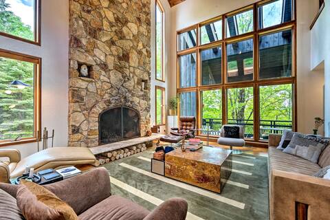 Luxe Plymouth Chalet w/ Indoor Pool & 3 Decks!