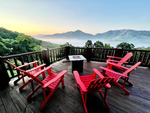 Spectacular Views | Fire-pit| Game Room| HotTub