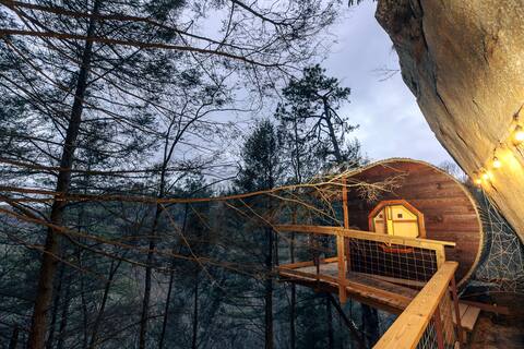 Grey Dreamer **Our Newest Cliff-suspended House!!**