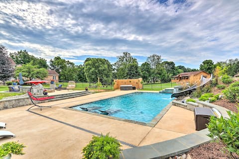 Charles Town Home w/ Private Pool & Hot Tub