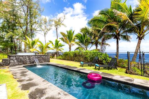 Hale Mar Oceanfront w/ Pool & Hot Tub