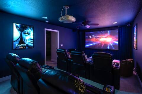 #1 Rated Mansion · Heated Pool/Spa, Theater, Gym