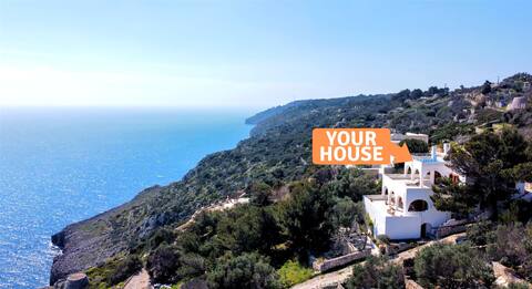 Cliffside retreat with breathtaking views