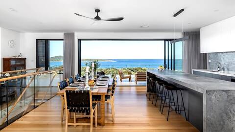 Fingal Bay Panorama - Panoramic Ocean Views, 300m