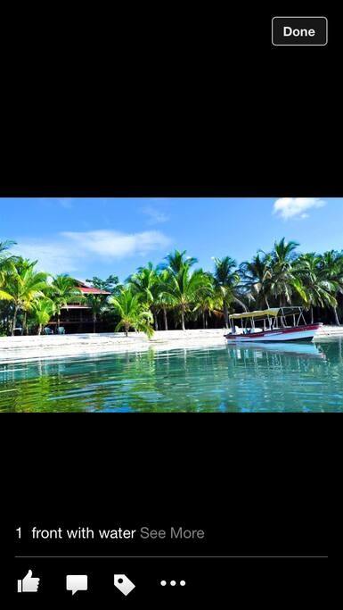 Beach in front of Casa De. Jeffay