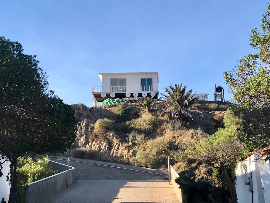The driveway