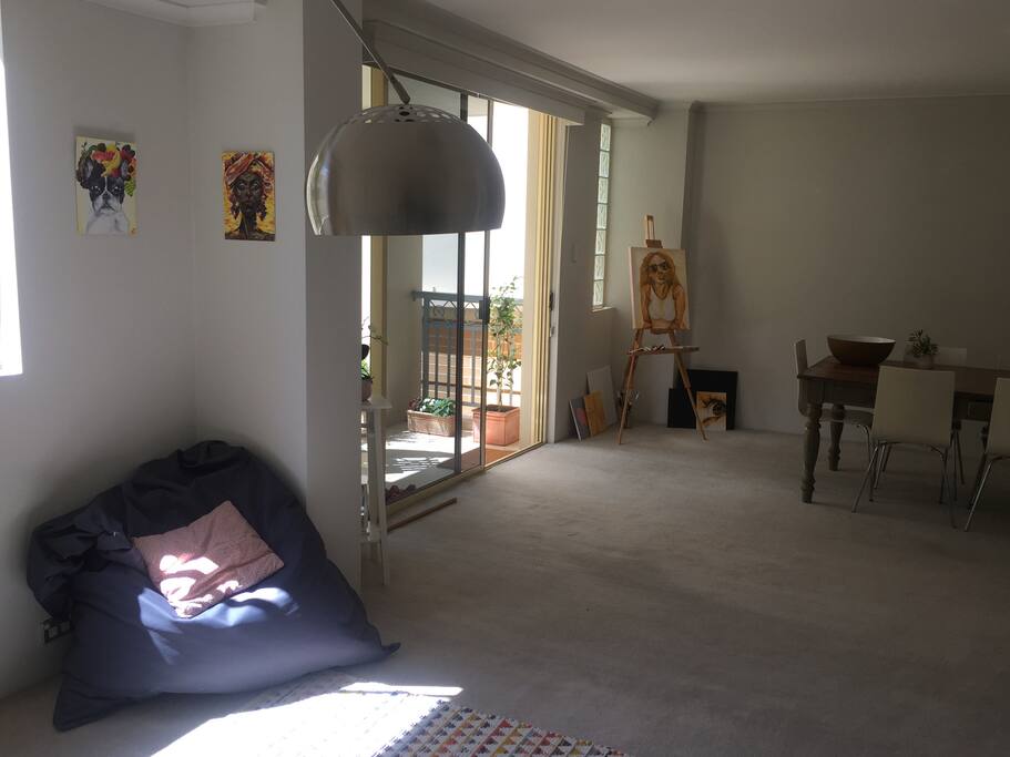 Living and dining area