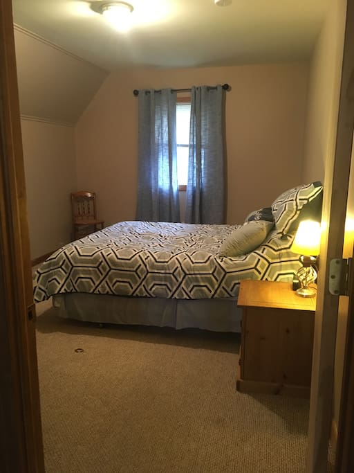 Bedroom 1: Queen bed