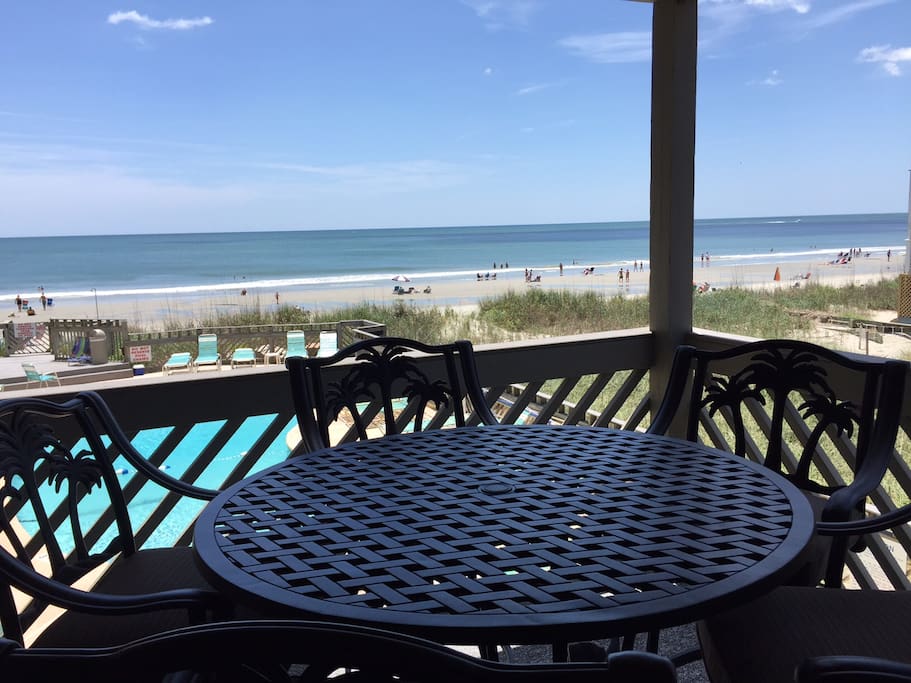 Balcony View - 100 Yards from Beach