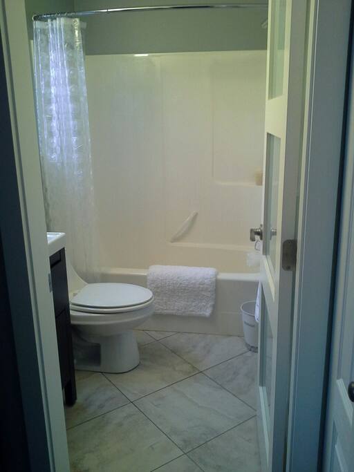 5 piece Bathroom with quality Towels and Bath products