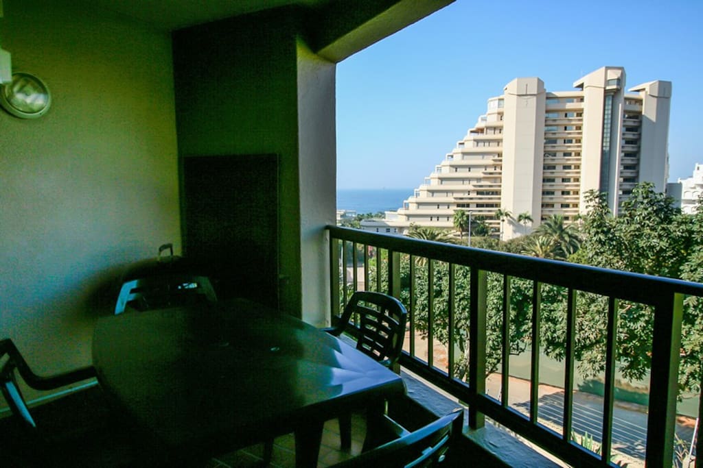 Balcony with BBQ