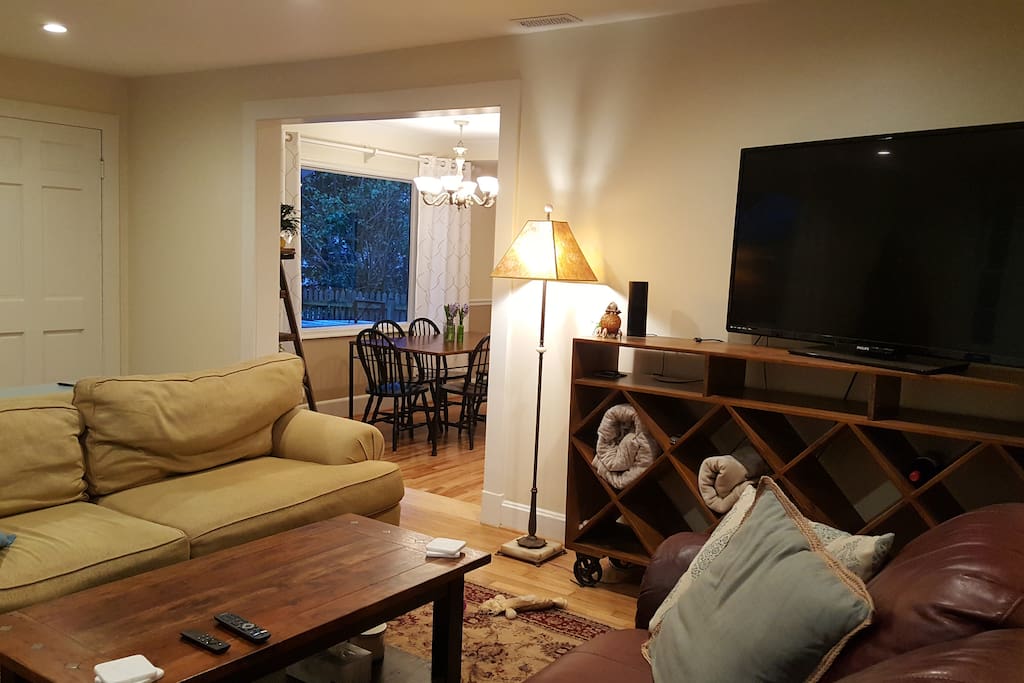 Living Room with Sofa and Loveseat