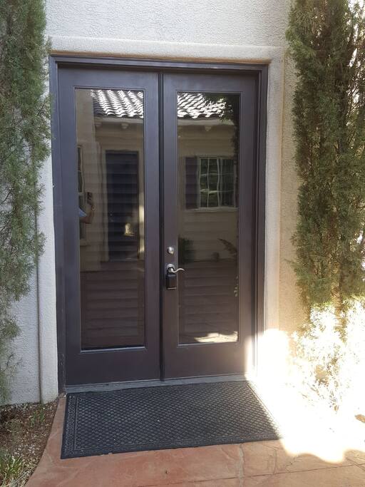 French door entrance