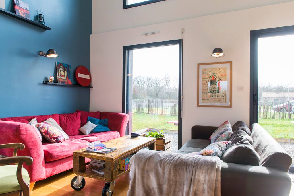 Salon vu du bas