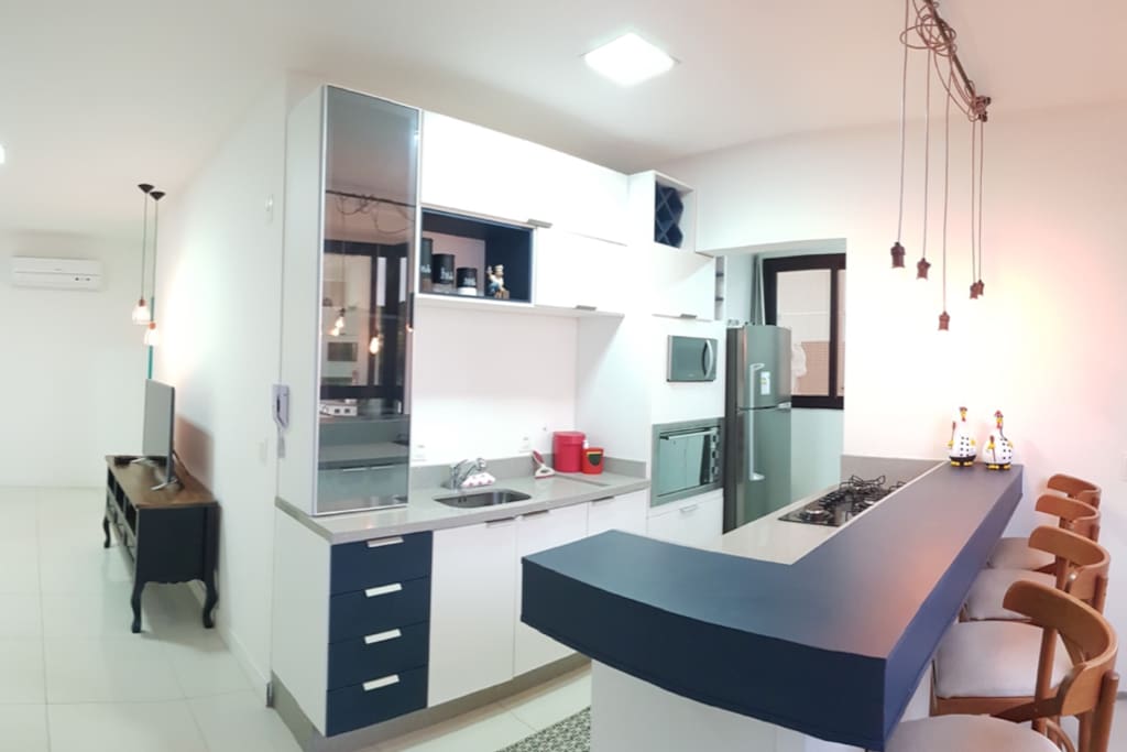 Sala + Cozinha Gourmet