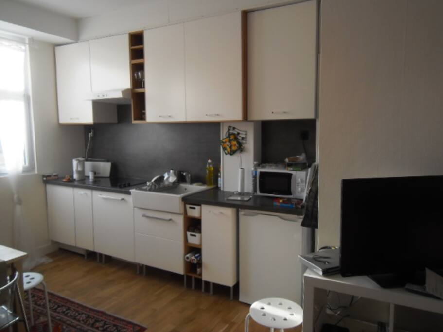 cuisine équipée lave linge