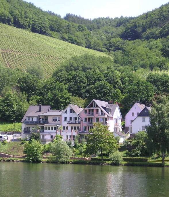 Unser Haus direkt an der Mosel