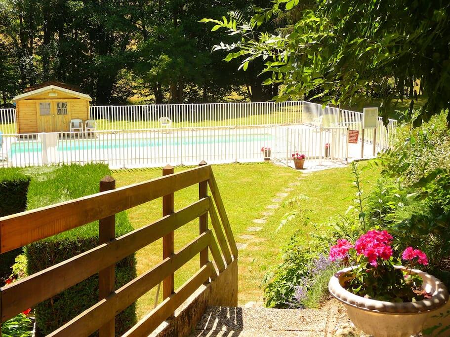 Accès piscine