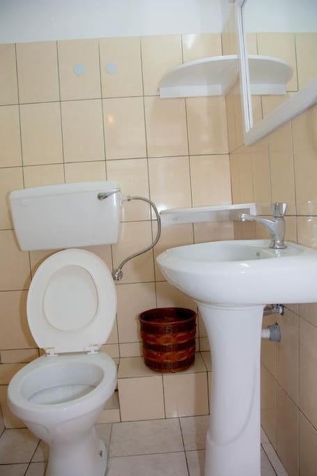 Bathroom and toilet