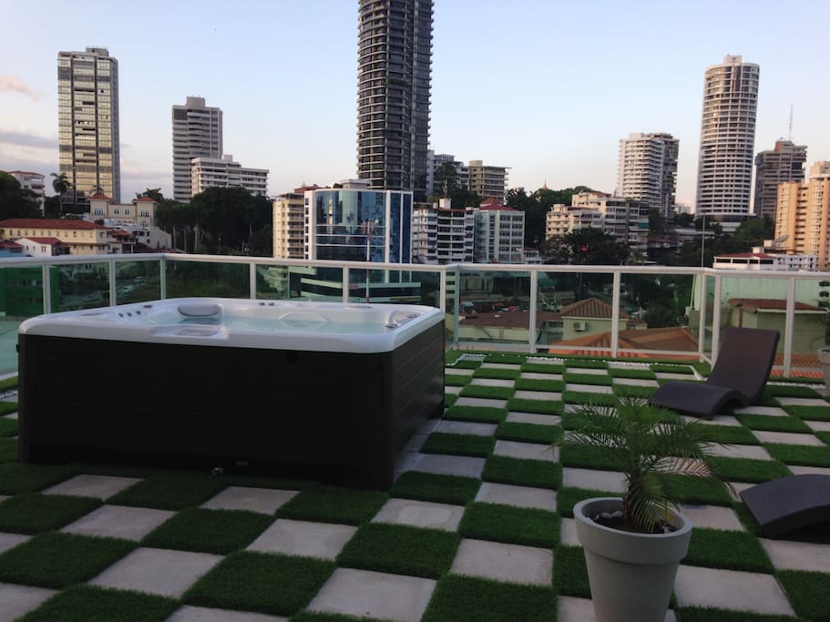Top roof area