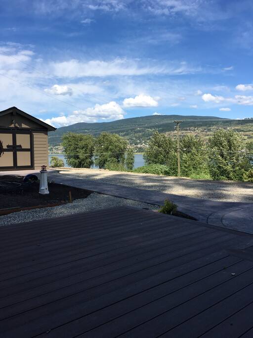 View from north deck by hot tub