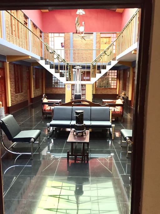 Common areas to relax in the Tonito Hotel