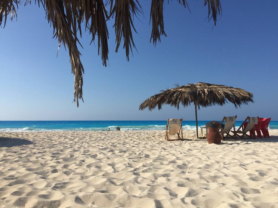 Gorgeous beaches. Clear, turquoise water, white sand.