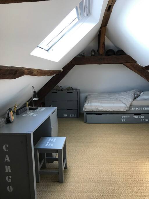 Chambre améagée sous-combles