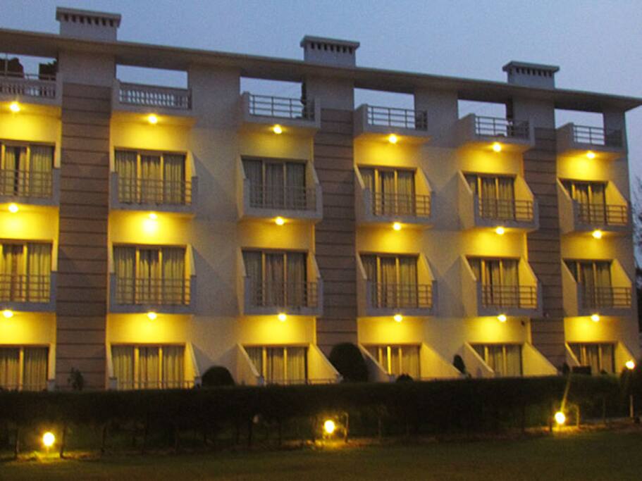 Evening view of the majestic resort