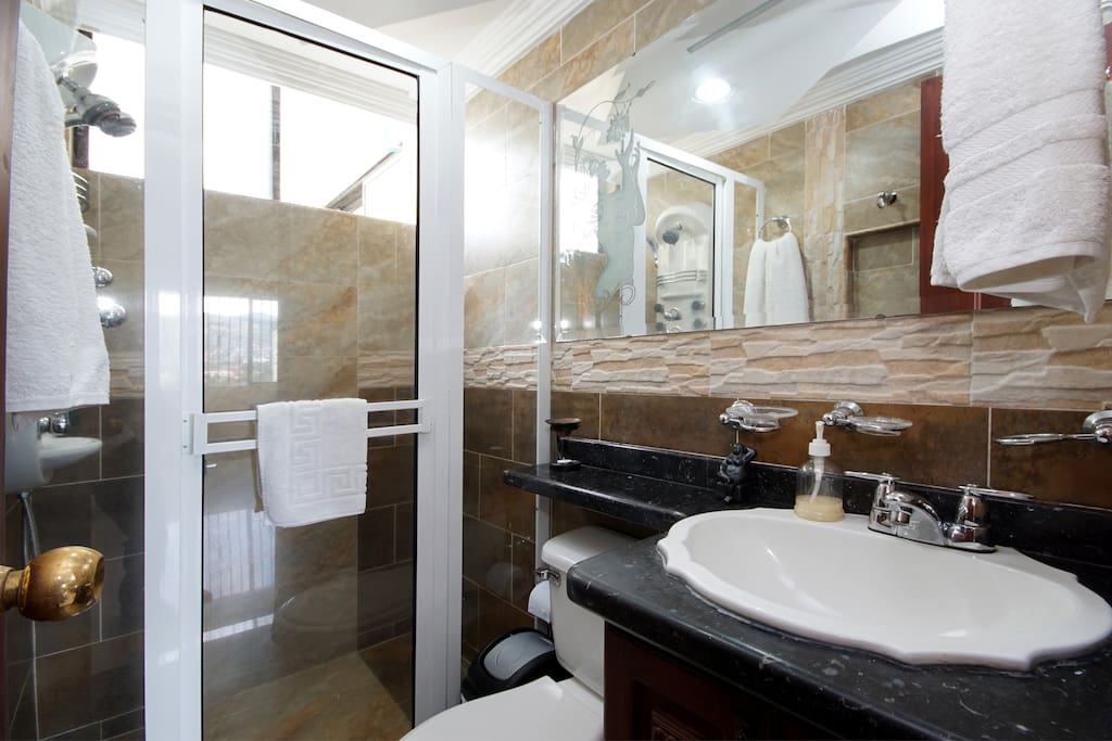 private bathroom next to bedroom