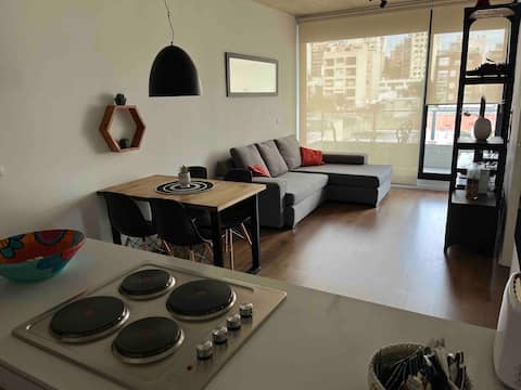 Anuncio de Airbnb popular: Apartment with a garage, grill, and swimming pool. en Almagro