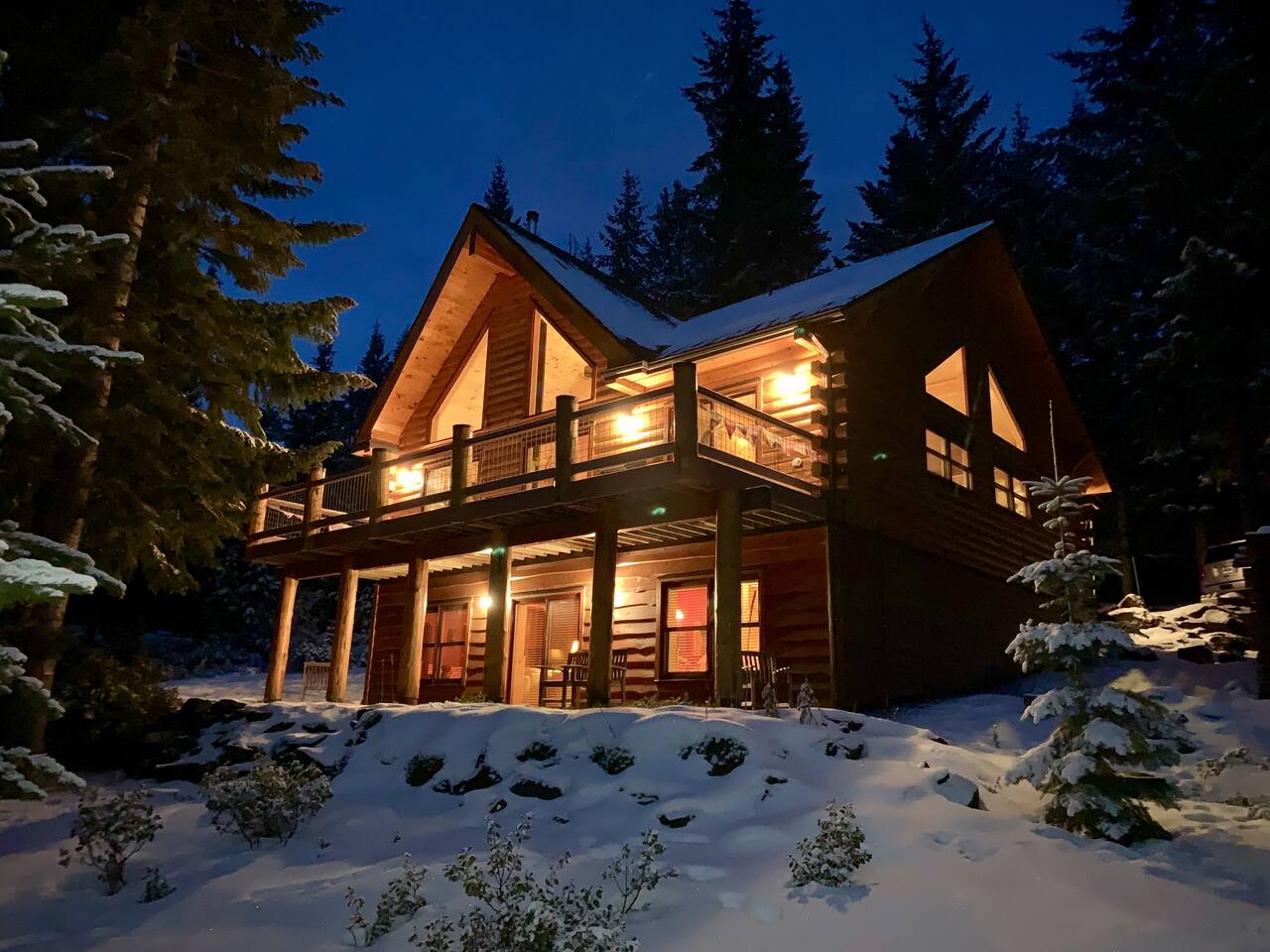 Luxury Log Cabin Nr Crescent Lake Crater Lake Cabins For Rent