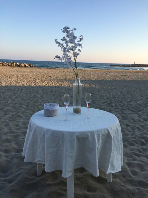 apéro sur le sable