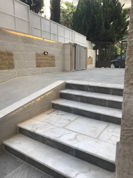 The entrance