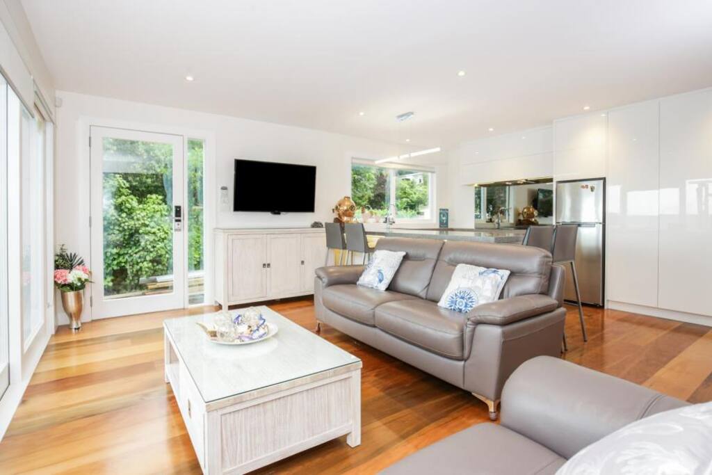 Lounge/living room facing out to the sea