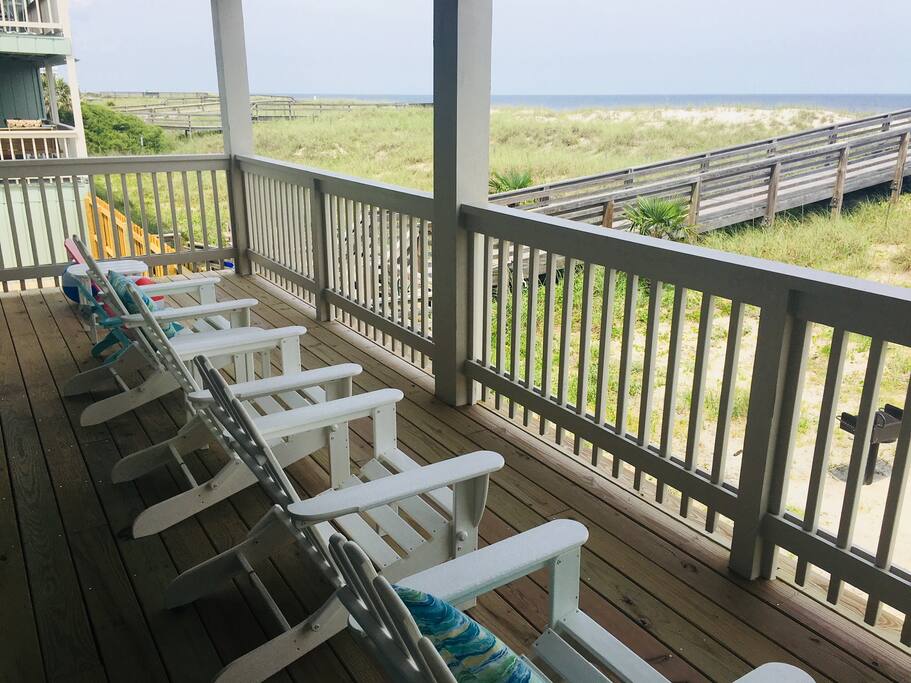 Brand new beach front condo with beautiful ocean views!
