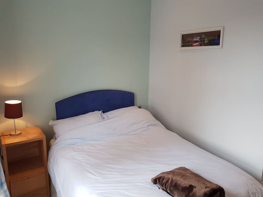 Very comfortable double bed