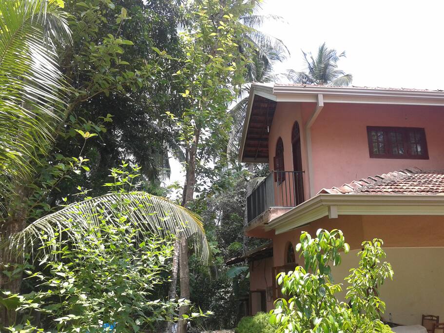 Set in lovely gardens