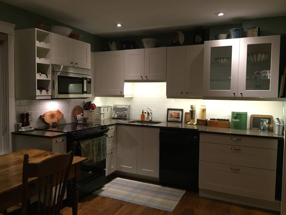 Newly renovated kitchen