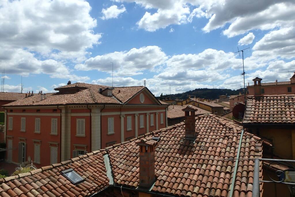 Vista verso i colli da balconcino