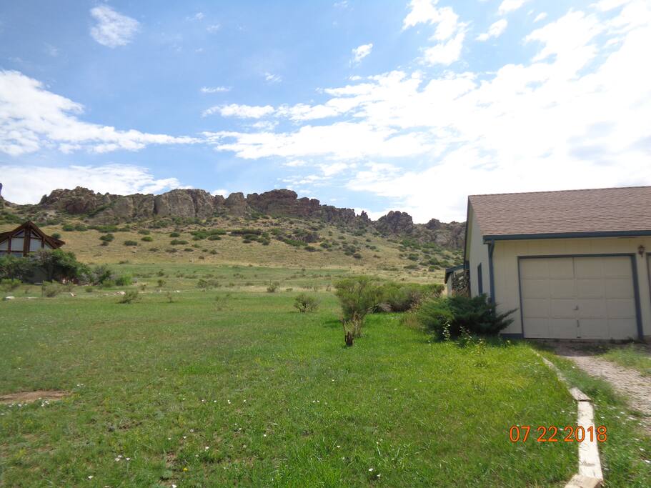 Outcropping on my property facing east