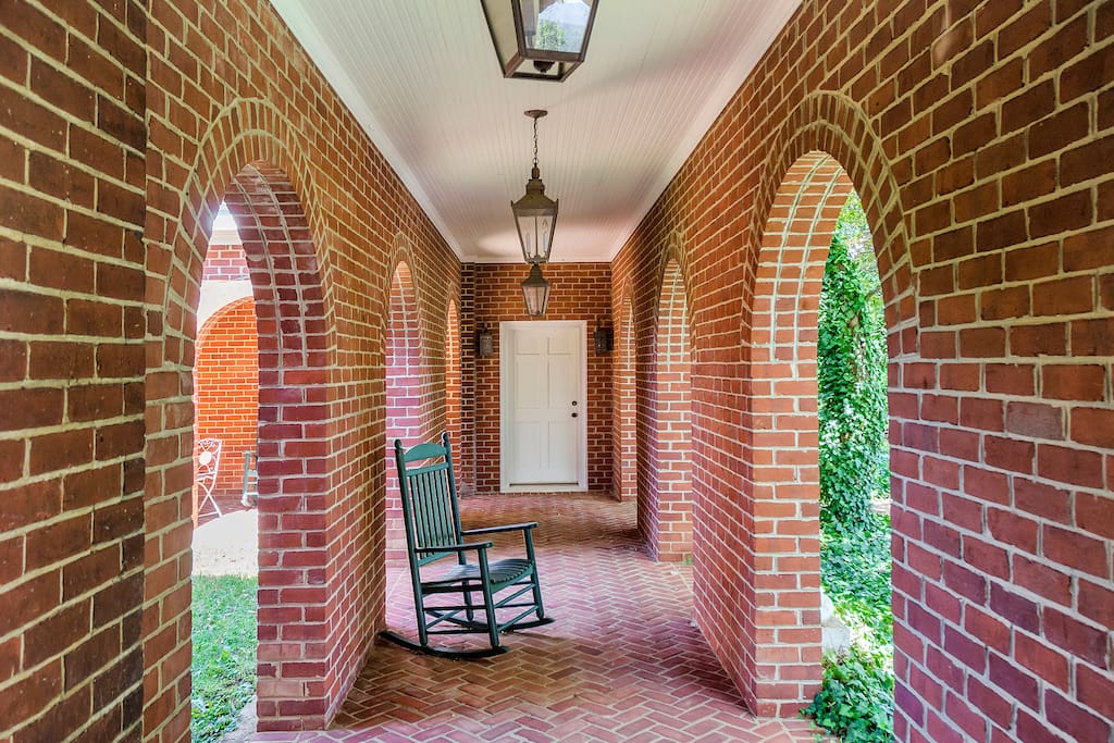 Breezeway from Main House to Carriage House