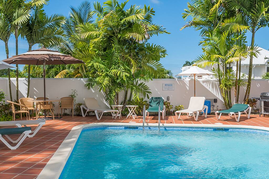 The communal pool