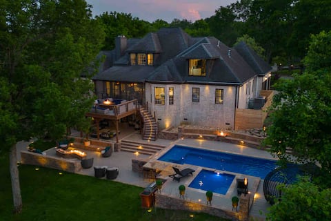 Mansion Luxury@Lakehouse Pool/Hot Tub for Big Fams