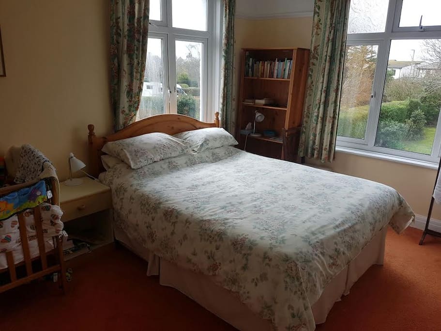 Cot available in your room for baby