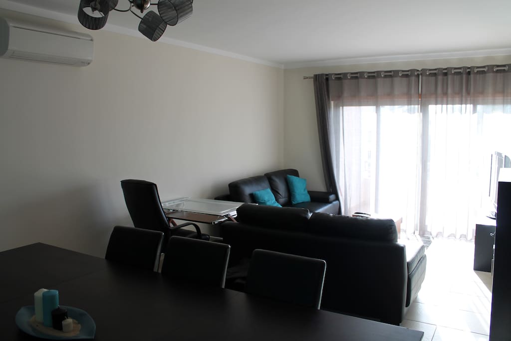 Living Room, Desk, Sofa-bed