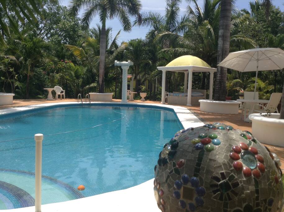 La piscina!
